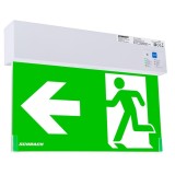 Lampa exit, pentru evacuare de urgenta, Schrack Technik Design K2, LED, 3 W, 130 lm, autonomie 8 ore, IP40