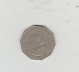bnk mnd East Caribbean States 1 dollar 1996 , corabie