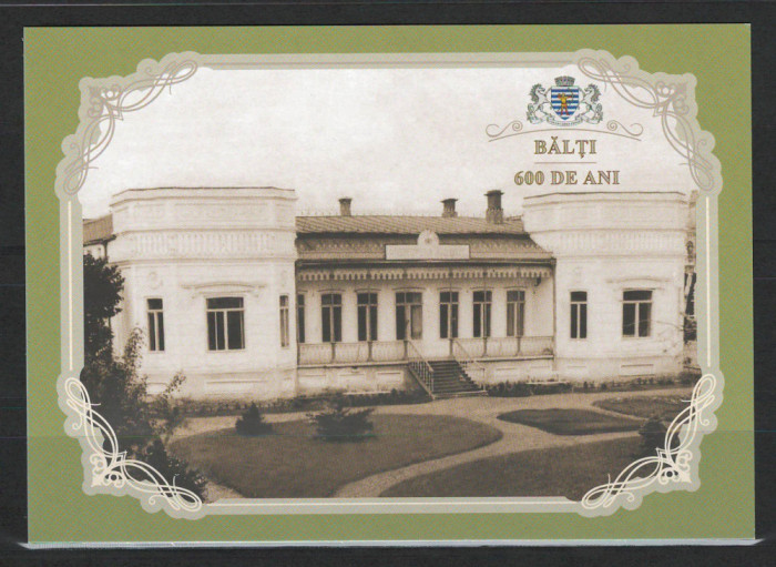 Carte postala Moldova 2021 - 600 ani ai orașului Bălți. Casa boierului Bodescu