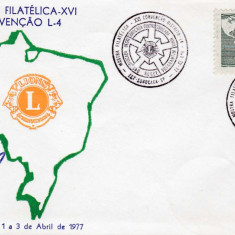 Plic LIONS CLUB, Sorocaba, Brazilia, 1-3 Aprilie 1977