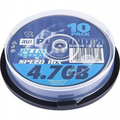 DVD+R (Set 10Buc) Matt Silver 4,7GB 16x Speed Platinium foto