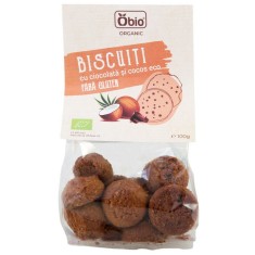 Biscuiti cu ciocolata si cocos fara gluten bio 100g Obio