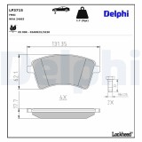Set placute frana disc Mercedes Citan, Citan Mixto Motor 108 CDI, 108 CDI, 109 CDI, 109 CDI, 109 CDI, OE 4154300022