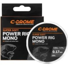 Fir Monofilament PRESTON C Drome Power Rig Mono, 0.17mm, 2.62kg, 150m foto