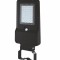 Lampa stradala solara 40W 6000lm 4000K lumina naturala neutra corp iluminat culoare neagra cu senzor de miscare IP65