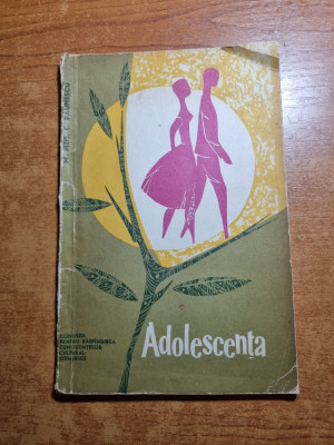 carte de pedagogie - adolescenta - anul 1964 foto