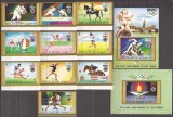 UMM AL QIWAIN 1971 SPORT J.O. DE VARA (serie + 2 colite ndt.) MNH, Nestampilat