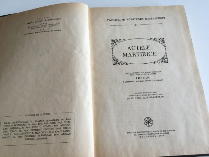 PSB 11- Actele Martirice. IBM AL BOR 1982