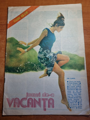revista jocuri de-a vacanta iulie 1988-contine jocuri,rebus,umor,stiri etc foto