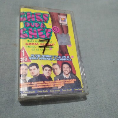 CASETA AUDIO MANELE CHEF DUPA CHEF VOL 4 ORIGINALA RARA!!!! foto