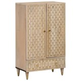 vidaXL Dulap &icirc;nalt, 60x33x100 cm, lemn masiv de mango 358278
