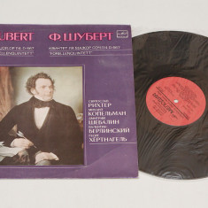 Schubert - Quintet in A major (Forellenquitett) - disc vinil,vinyl, LP NOU URSS