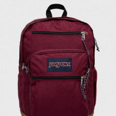 Jansport rucsac culoarea bordo, mare, cu imprimeu