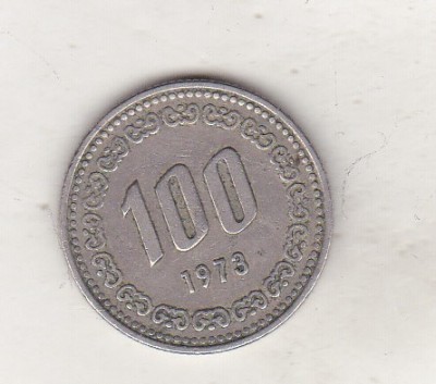 bnk mnd Coreea de Sud 100 won 1973 foto