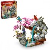 LEGO Ninjago Altarul Dragonului de Piatră 71819, Dragon de Piatră, 6 Minifigurine, Zona de Antrenament, Cascadă, 13+