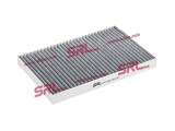 Filtru polen carbon, habitaclu Audi 100 (C4), 1990-1994; A6 (C4/C5), 1994-2004, SRLine Polonia, 309x192x30 mm