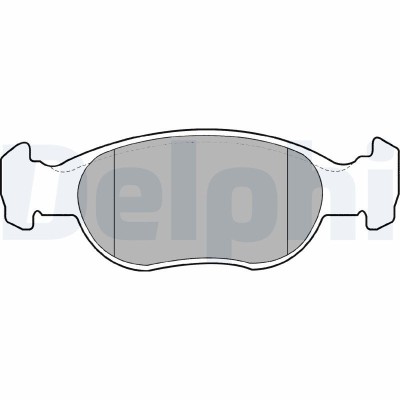 DELPHI LP1385 set placute frana,frana disc foto