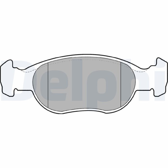 DELPHI LP1385 set placute frana,frana disc