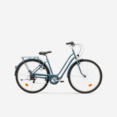 Bicicleta de ora? Elops 120 cadru jos albastru foto