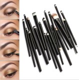 Set 20 pensule machiaj Black, Husa depozitare inclusa, Makeup