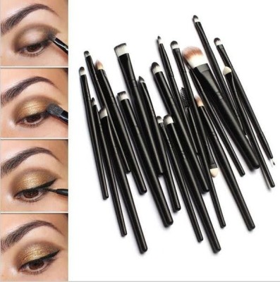 Set 20 pensule machiaj Black, Husa depozitare inclusa foto