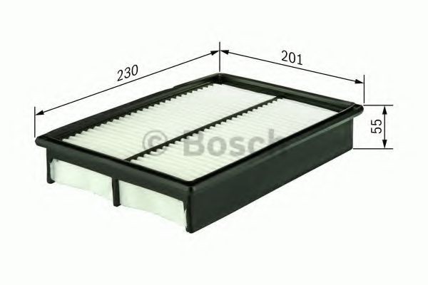 Filtru aer SUZUKI VITARA Cabrio (ET, TA) (1988 - 2002) BOSCH 1 457 433 956