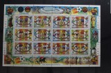 LESOTHO -1982 - SPORT ,FOTBAL , C.M. FOTBAL 1990 COLITA NESTAMIPLTA, Nestampilat