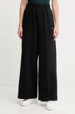 Lacoste pantaloni de trening culoarea alb, neted