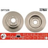 Set disc frana Subaru Legacy 3 (Be) 10.98-08.03, Legacy 3 Estate (Bh) 10.98-08.03, Outback (Be Bh) 10.98-08.03, Spate, 290X10mm, plin, TRW