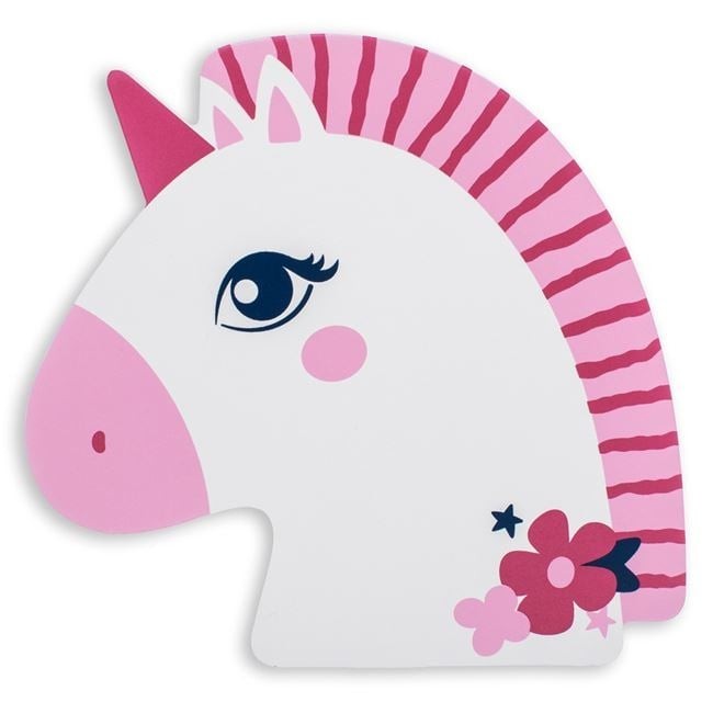 Lampa Unicorn Alb Roz cu LED 23.5x23cm