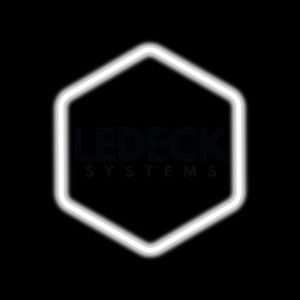 Lumină LED Hexagonală &ndash; 1 Modul 83x98CM - Garaj, Dormitor, Cameră Gaming,