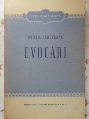 EVOCARI-MIHAIL SADOVEANU-223364 foto
