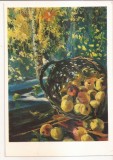 FA97 -Carte Postala- RUSIA - Proprety of the artist - D.A. Nalbandyan, Fresh Apples , necirculata 1980