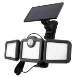 Lampa led cu incarcare solara si senzor de miscare 10w 6000k
