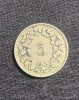 Moneda 5 rappen 1915 Elvetia, Europa