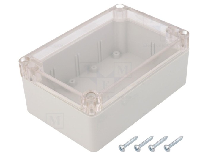 Carcasă universală ABS gri IP65