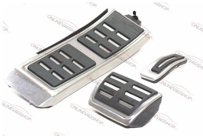 Set Pedale Inox + Footrest transmisie automata Audi A4,A5,A6,A7,Q5 foto