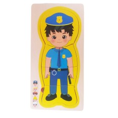 Puzzle stratificat meserii, Pentru invatat meseriile, 22200145