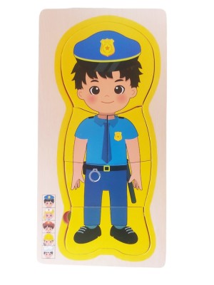 Puzzle stratificat meserii, Pentru invatat meseriile, 22200145 foto