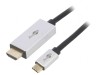 Adaptor HDCP 2.2 HDMI 2.1 USB C Aurit 3m, Goobay