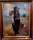 Tablou Nicolae Perțache - Căldărar, Portrete, Ulei, Realism