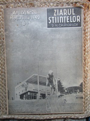Ziarul Ştiinţelor şi al Călătoriilor nr.28/1942 foto