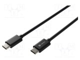 Cablu USB-C la USB-C 2m 100W 5A USB 2.0 negru NATEC