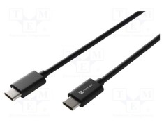 Cablu USB-C la USB-C 2m 100W 5A USB 2.0 negru NATEC