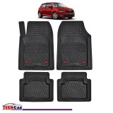 Covorase Auto TeamCar&reg; Tip Tavita Compatibile Skoda Fabia Generatia IV (2021&ndash;prezent) Negru Material Rezistent, Cauciuc