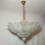 Plafoniera, MCM Art Deco, sticlă Murano Barovier &amp; Toso, vintage