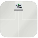 Cantar corporal Smart GARMIN Index S2, 180 kg, Wi-Fi, sticla securizata, alb