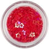 Confetti decorativ - stele roşii