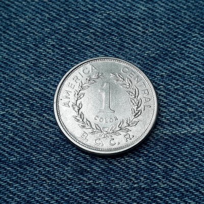1c - 1 Colon 1983 Costa Rica foto
