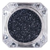 Cumpara ieftin Sclipici Glitter Unghii Pulbere LUXORISE, Dark Grey, LUXORISE Nail Art